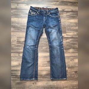 Men’s Rock Revival jeans.